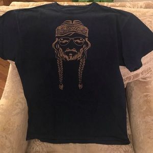 Willie Nelson navy t-shirt